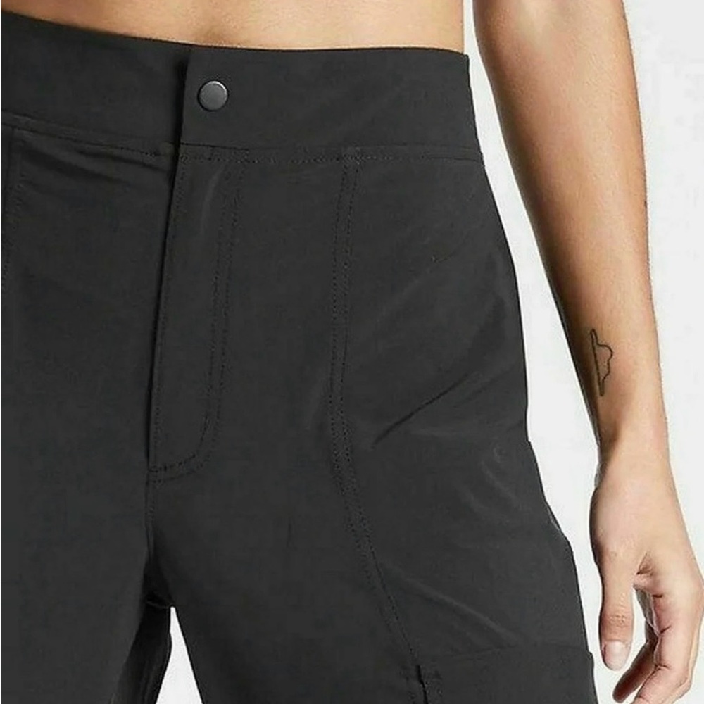 Athleta Black Wide Leg Cargo Pants - Picture 5 of 16